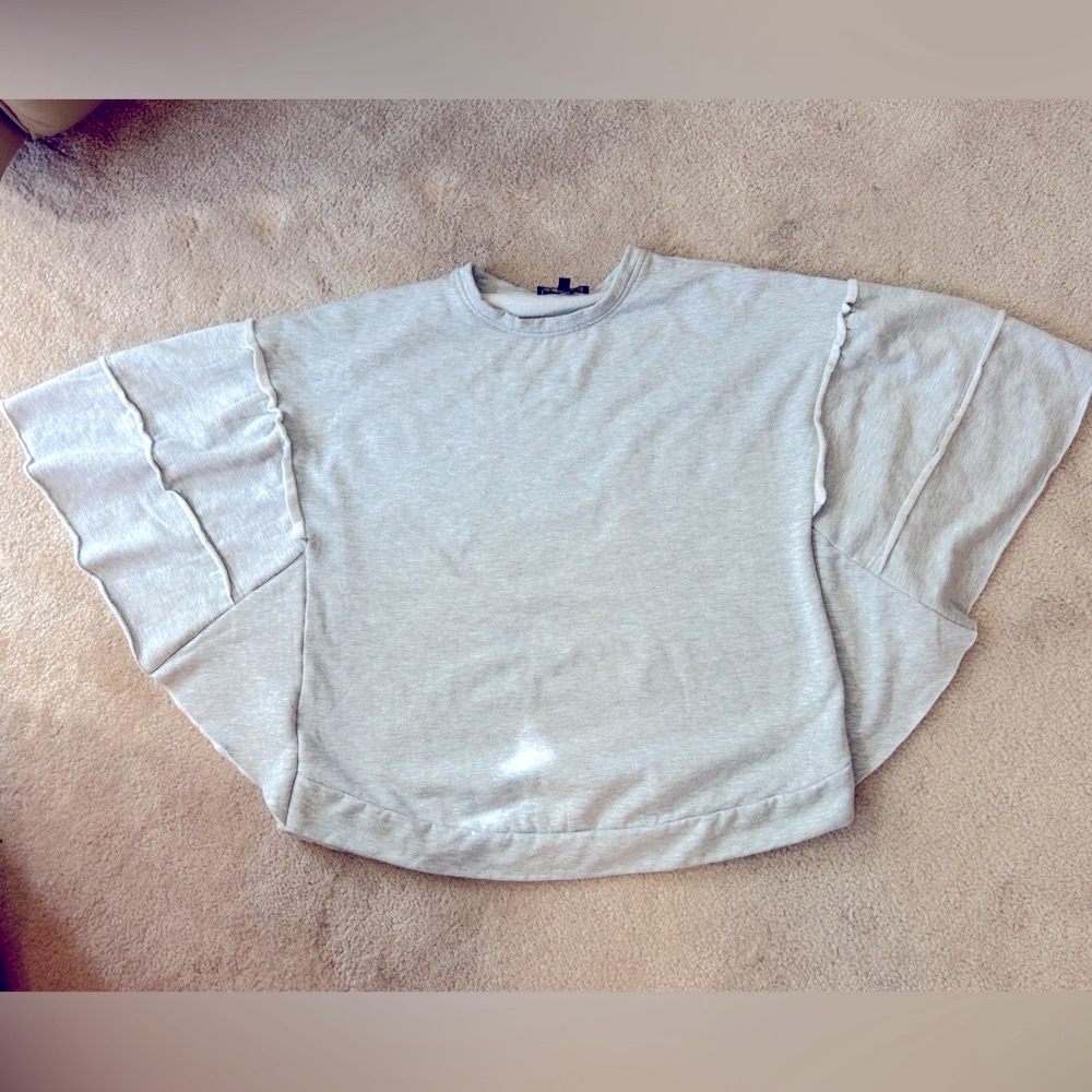 DG2 by Diane Gilman Light Gray Sweatshirt